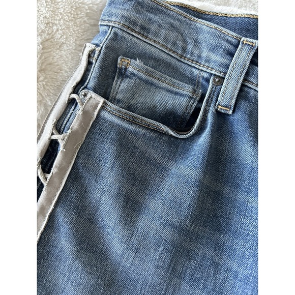 New Hudson Lace Up Sides High Rise Skinny Jeans Barbara Dazz Size 26 - Picture 4 of 12